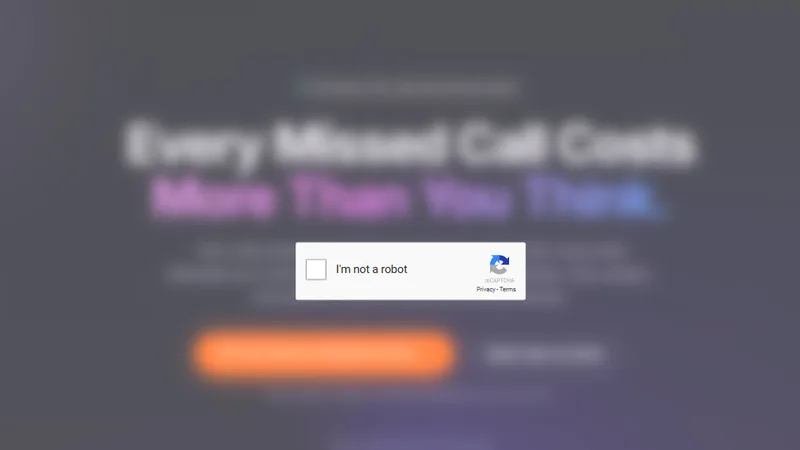Fake 'I am not a robot' verification box overlaid on the Digital Footprint Solutions homepage, shown by crypto-drainer malware