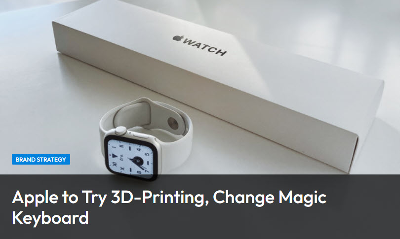 apple to try 3d printing